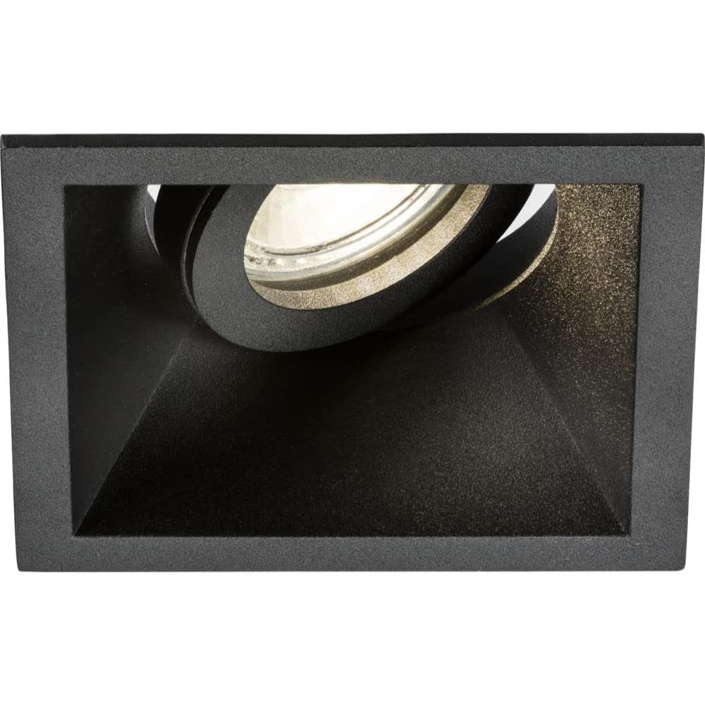 Luminosa Lighting Luminosa Knightsbridge Dipa Single Tilt Square Anti-Glare Downlight BlackDib1Tsb from B&Q