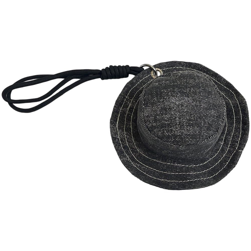 Mini Pouch Wallet, Hat Shape Keychain Coin Purse Key Earphone Storage Pocket Bag for Travel and Daily Backpack Decoration