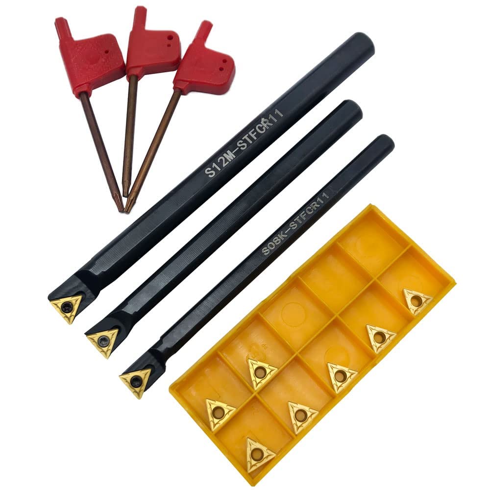10pcs Indexable Carbide Turning Inserts DCMT11T304 DCMT32.51 for Steel — Amazon image 9