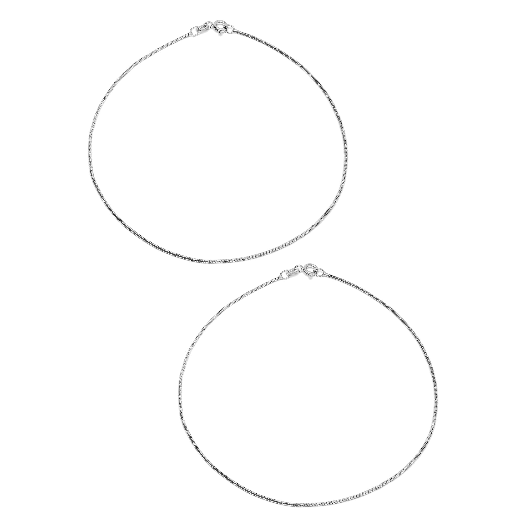 Sponsored Ad - 925 Sterling Silver Modest Chain Anklet | Gift for Women & Girls | With Certificate of Authenticity & 925 Stamp