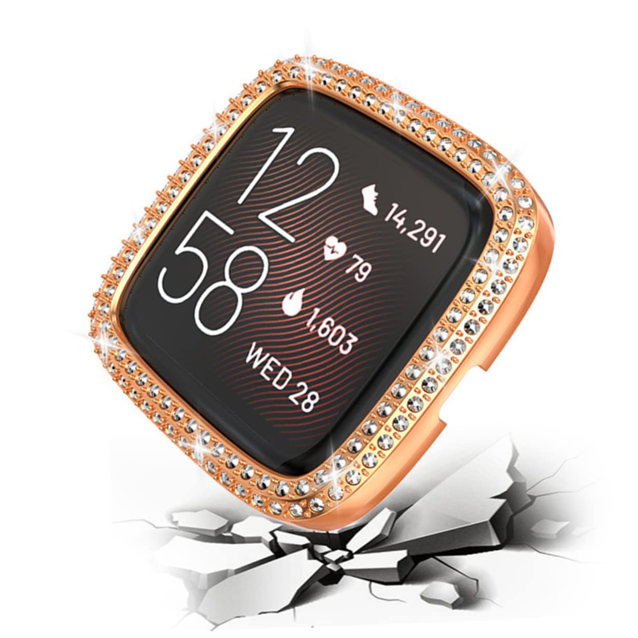 OSALADI 2 Pcs Smartwatch Cases Watch Se Case Watch Accessories Smart Watch Protective Cover Protective Frame Cover Watch Case Cover Protective Film Protective Case Glass Shell