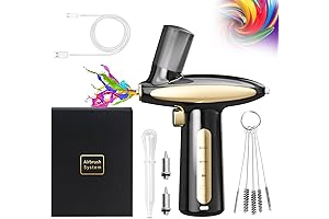 Sparmax Flyer Black Gold: Professional Rechargeable Airbrush Kit