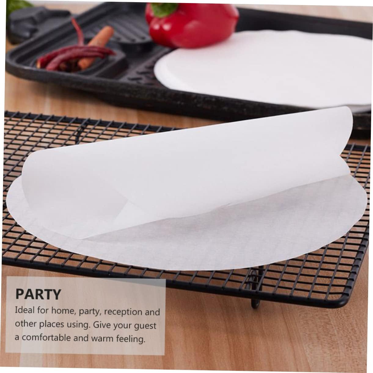 Baking Paper Pad 50Pcs Paper Oil-Proof Mat for Cakes