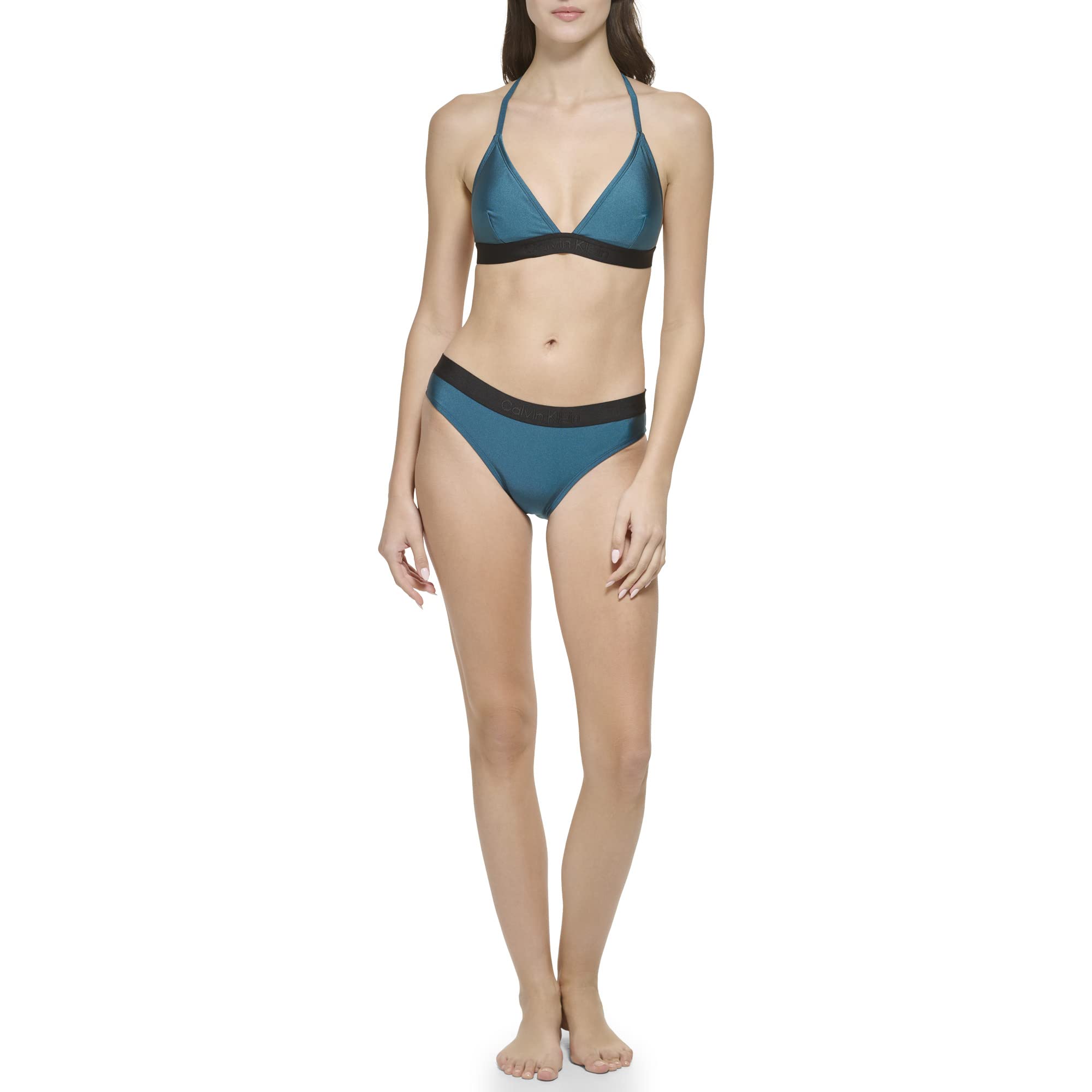 

                                                    Calvin Klein Women's Low Waisted Elastic Logo Tria