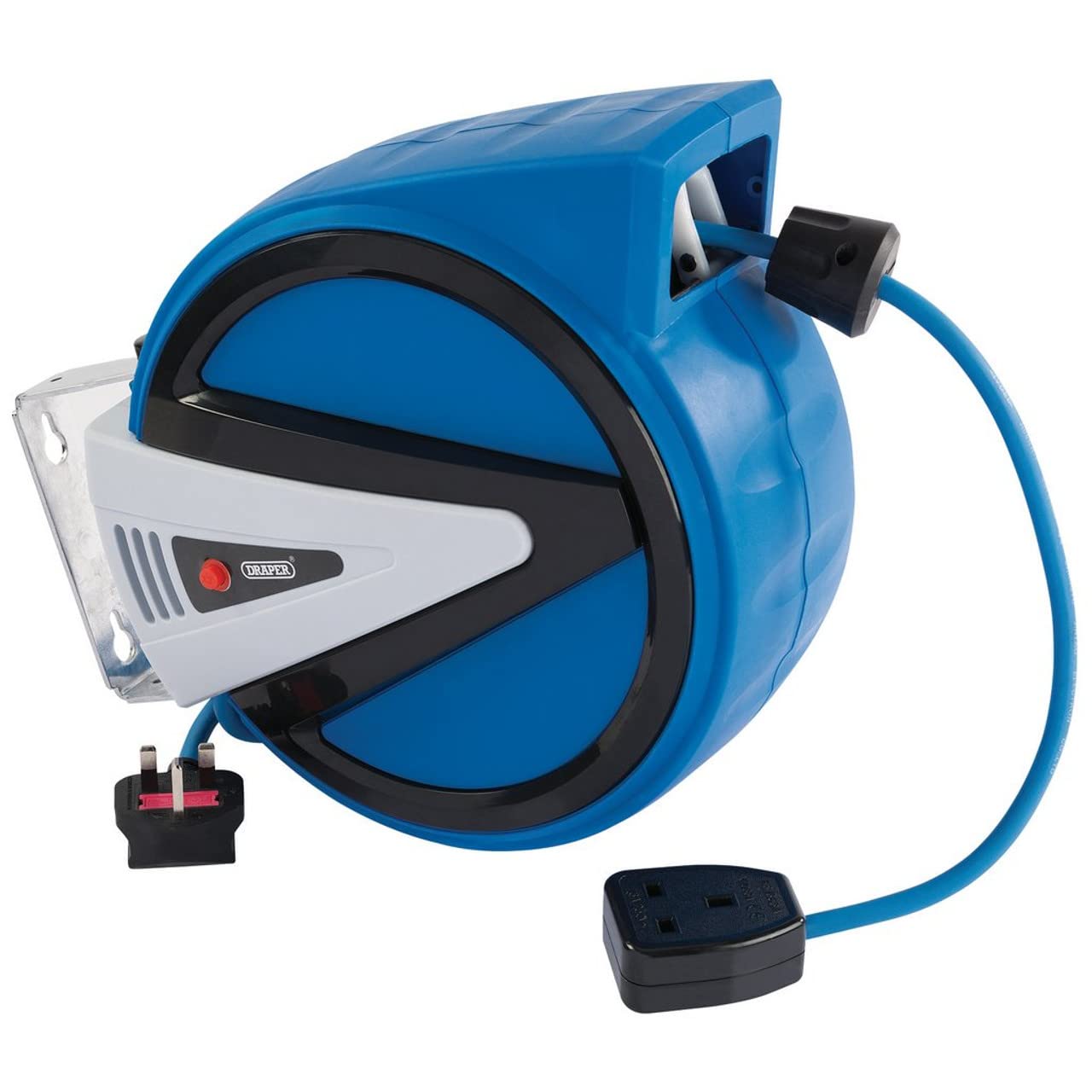 Draper 230V Retractable Electric Cable Reel10M 15051 from B&Q