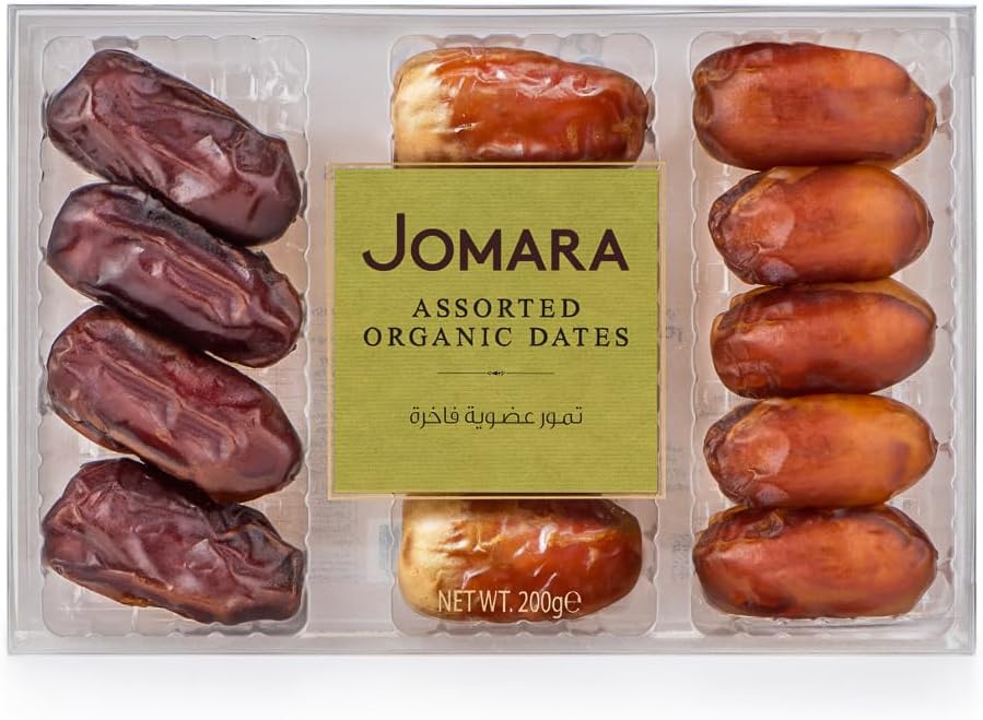 Jomara Assorted Organic Plain Dates 200g