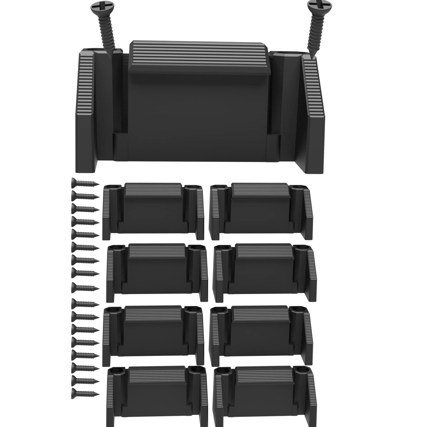 NyVoozy 8 soportes de nivel universales pesados, almacenamiento de soporte de nivel resistente