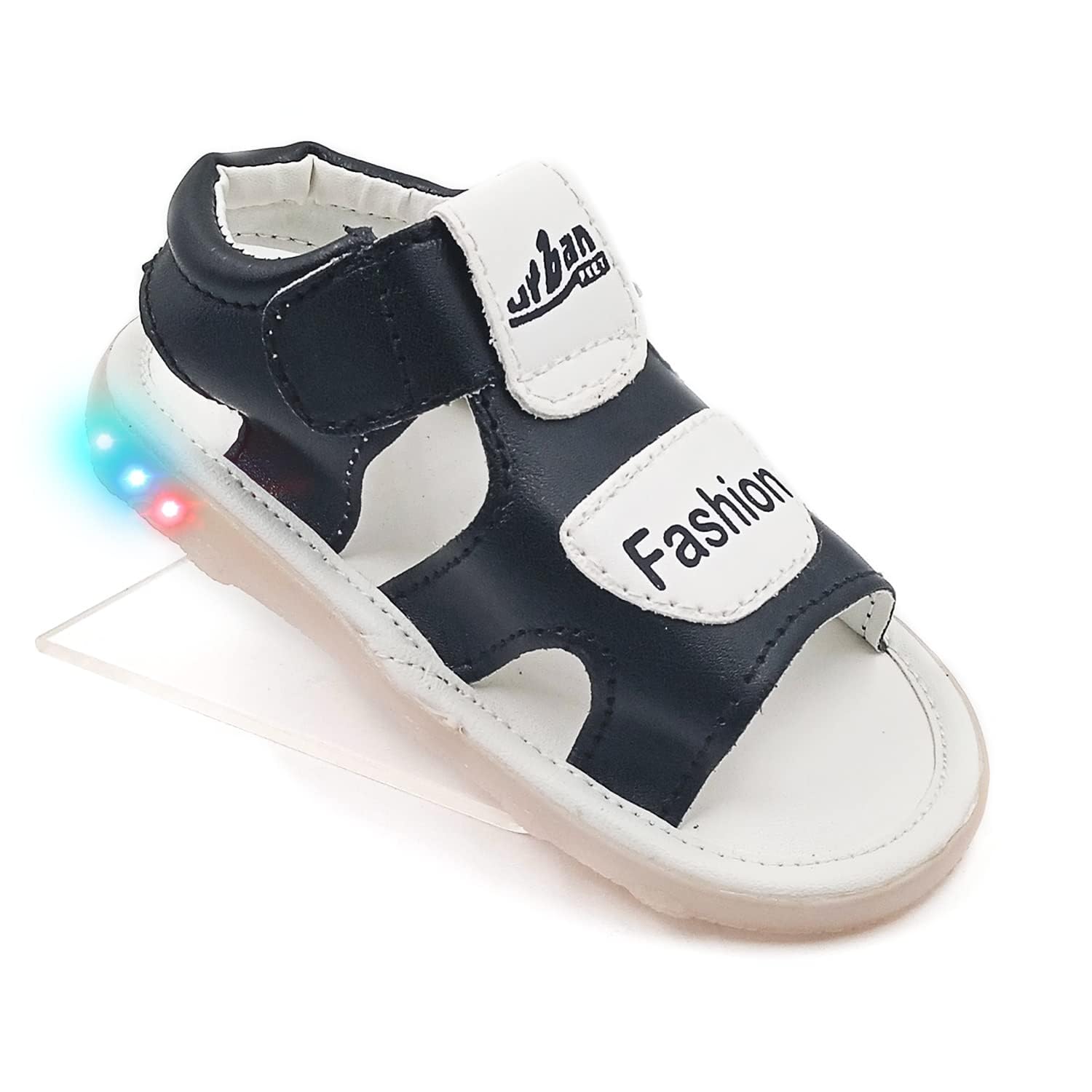 Urbanfeet Led Light Sandal for baby boys and girl | Comfortable Soft and stylish kids footwear (Black, 18_months) (B0BYF59ZJW) Amazon Price History, Amazon Price Tracker