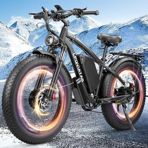 6000W Peak Dual Motor Ebike for Adults - 52V 34Ah