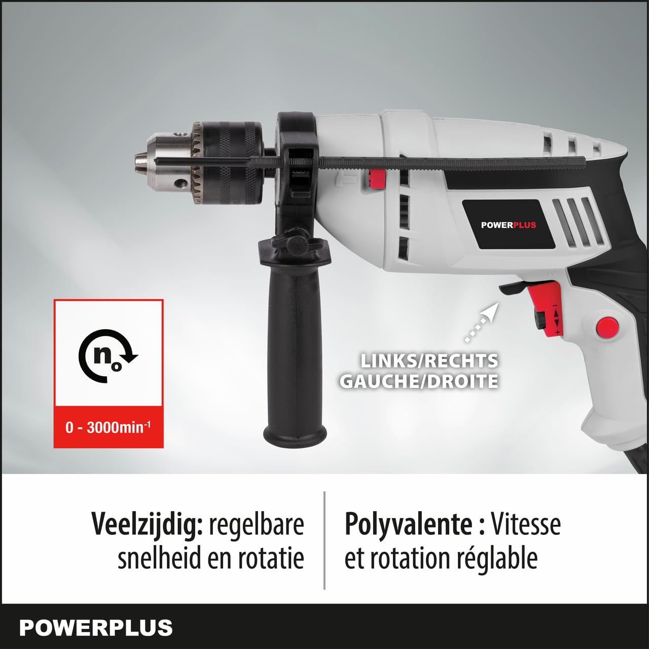 POWER plus POWC10100 wiertarka udarowa, 1 V, żółta/czarna