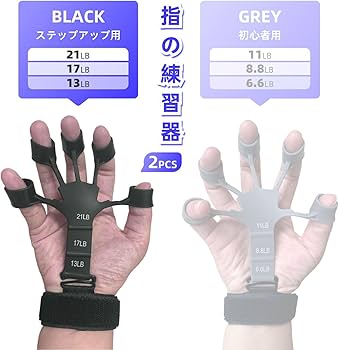 Amazon | フィンガーパワー ハンドグリップ フィンガートレーナー 指