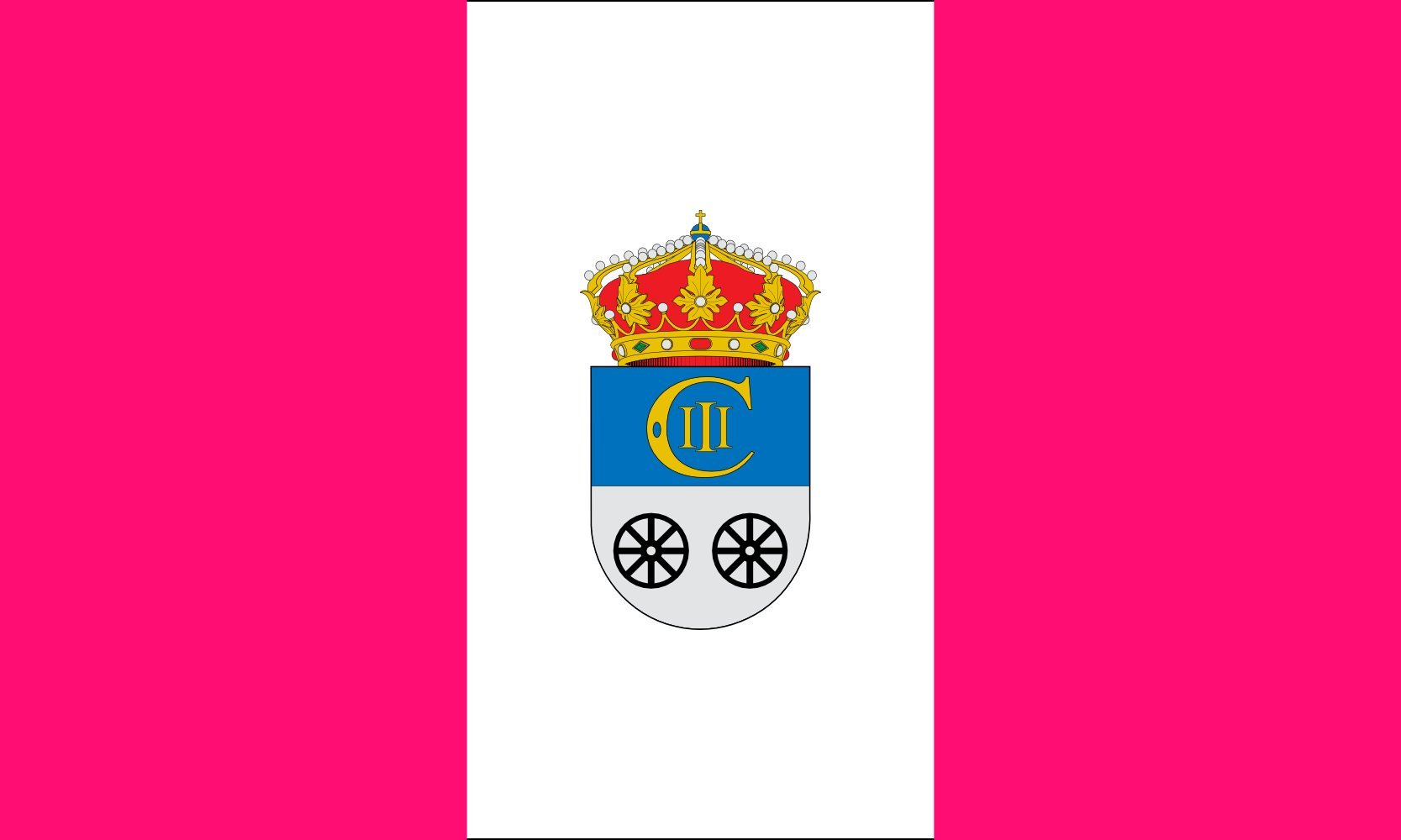 Drapeau Large Prado del Rey Cádiz pavillon extérieur pour mât