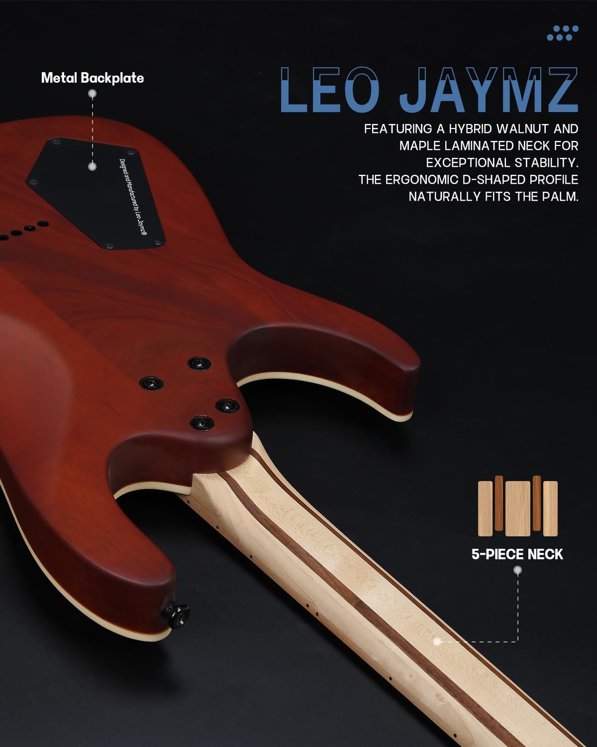 Amazon.co.jp: Leo Jaymz Monsoon Series 24-Fretエレキギター