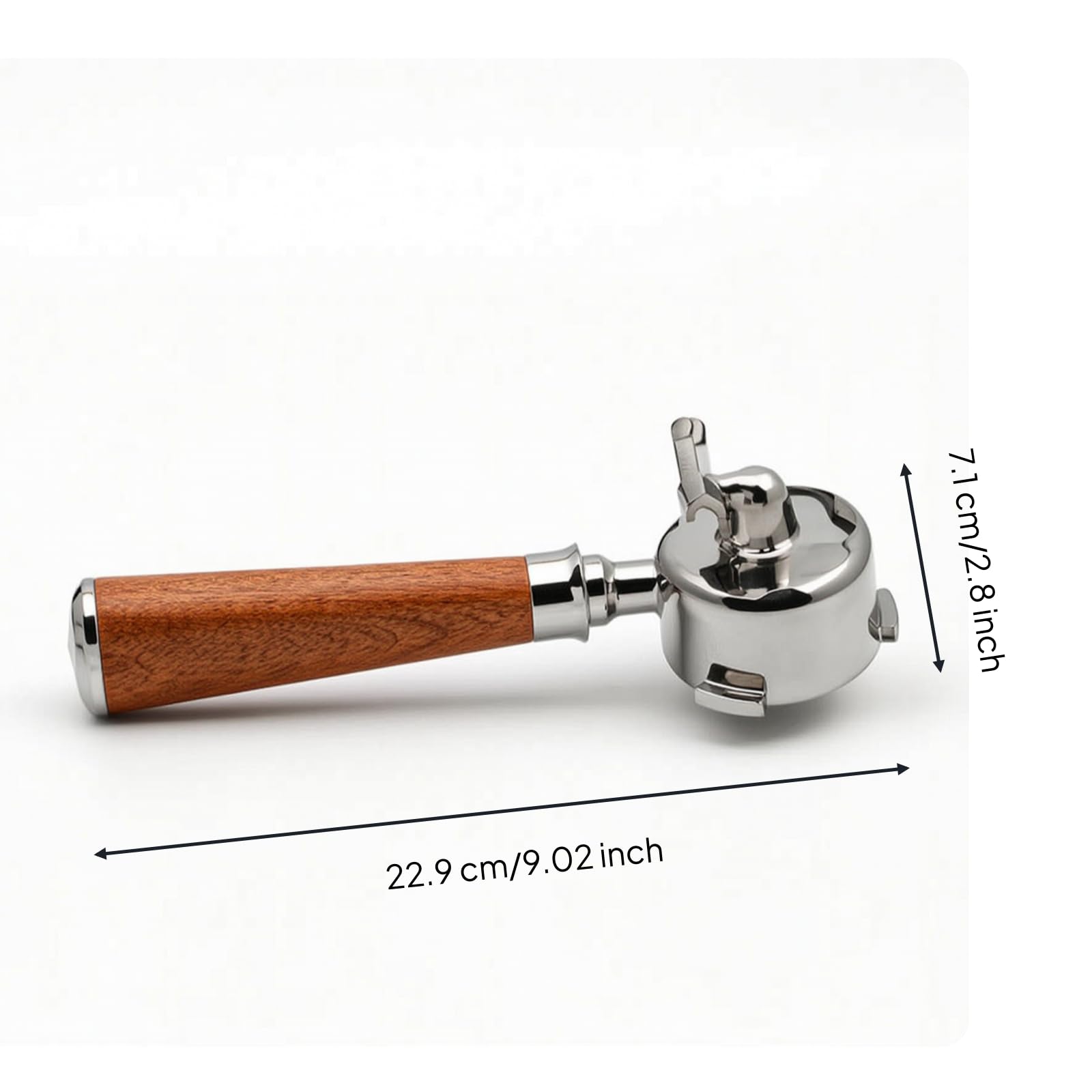 Portafiltro con Manico in Legno Durevole, style to 2