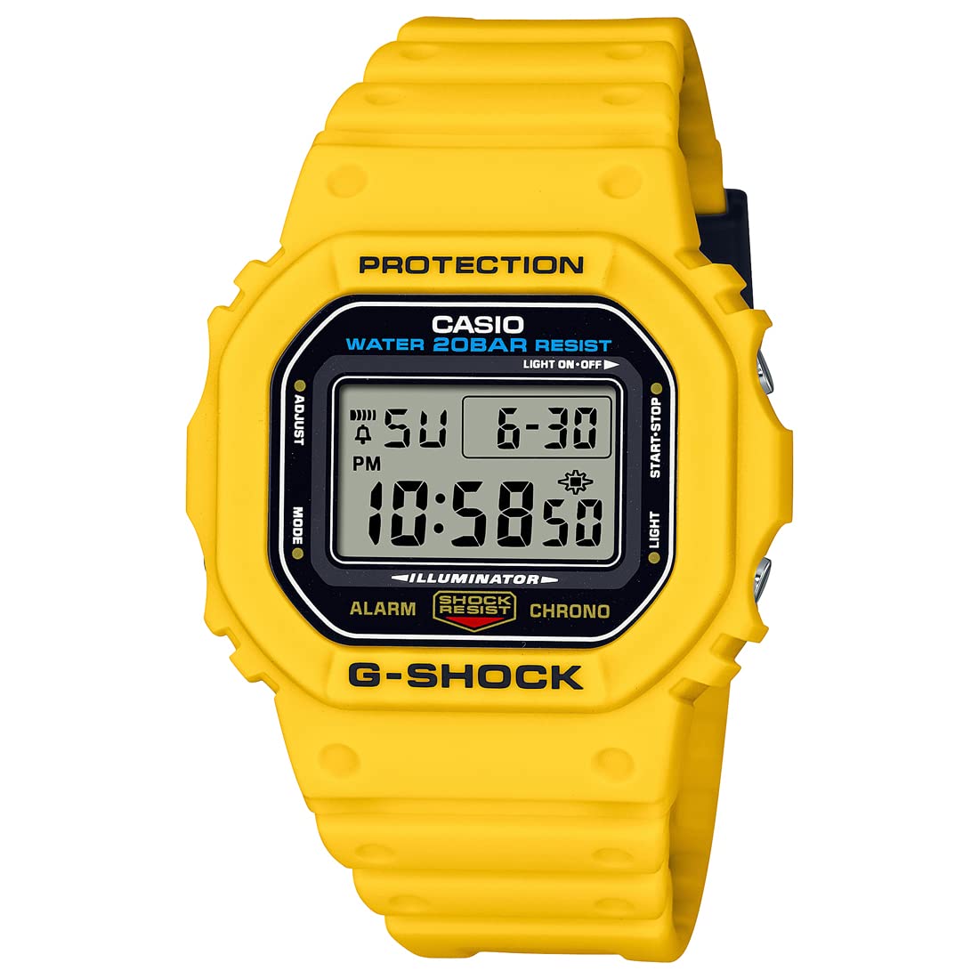 Casio G-Shock DWE-5600R-9DR Digital Dial Yellow Resin Strap Mens Watch Shock Resistant Changeable Strap G1184 (B09Q8Z14JJ) Amazon Price History, Amazon Price Tracker