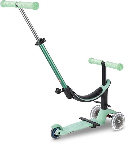 Miniatura 7 de Micro Kickboard - Ruedas LED Mini2Grow - Patinete 4 en 1 - Micro scooter de diseño suizo inclinado para conducir, para niños, de 1 a 6 años