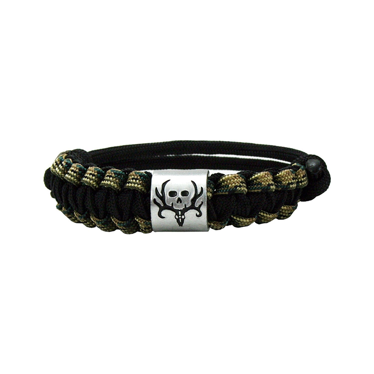 Bone Collector Camo & Black Duckband Survival Bracelet