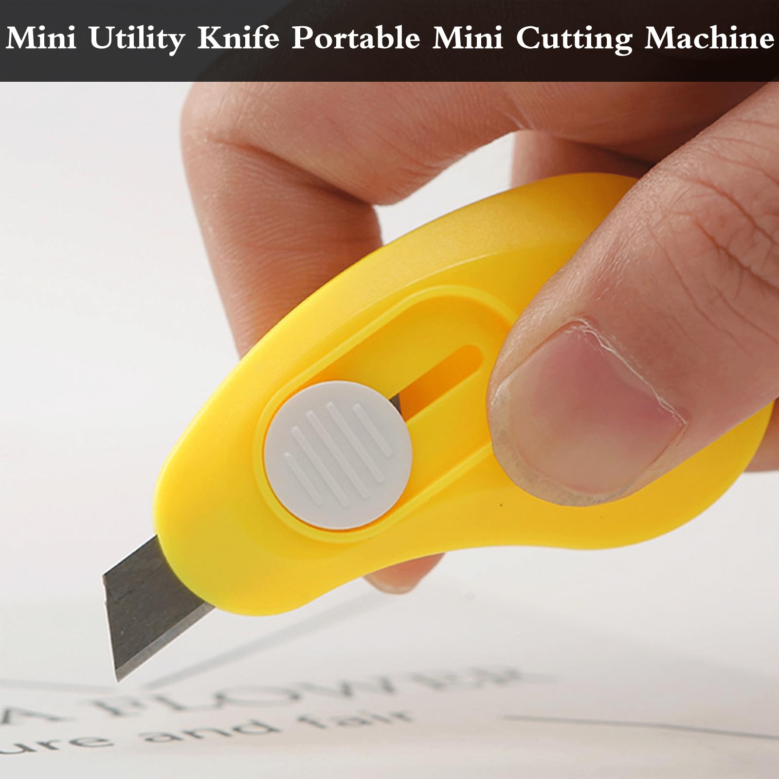 Mini Cutters Rétractables - Lot De 6, Forme Nuage, Lame Inox, Pour Ouvrir Cartons, Enveloppes, Colis