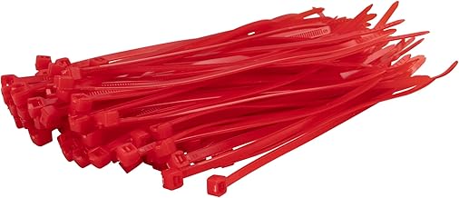 紺屋商事(Konya Corporation) 結束バンド 01281170 ケーブルタイ 赤 150×幅3.6mm 100本入