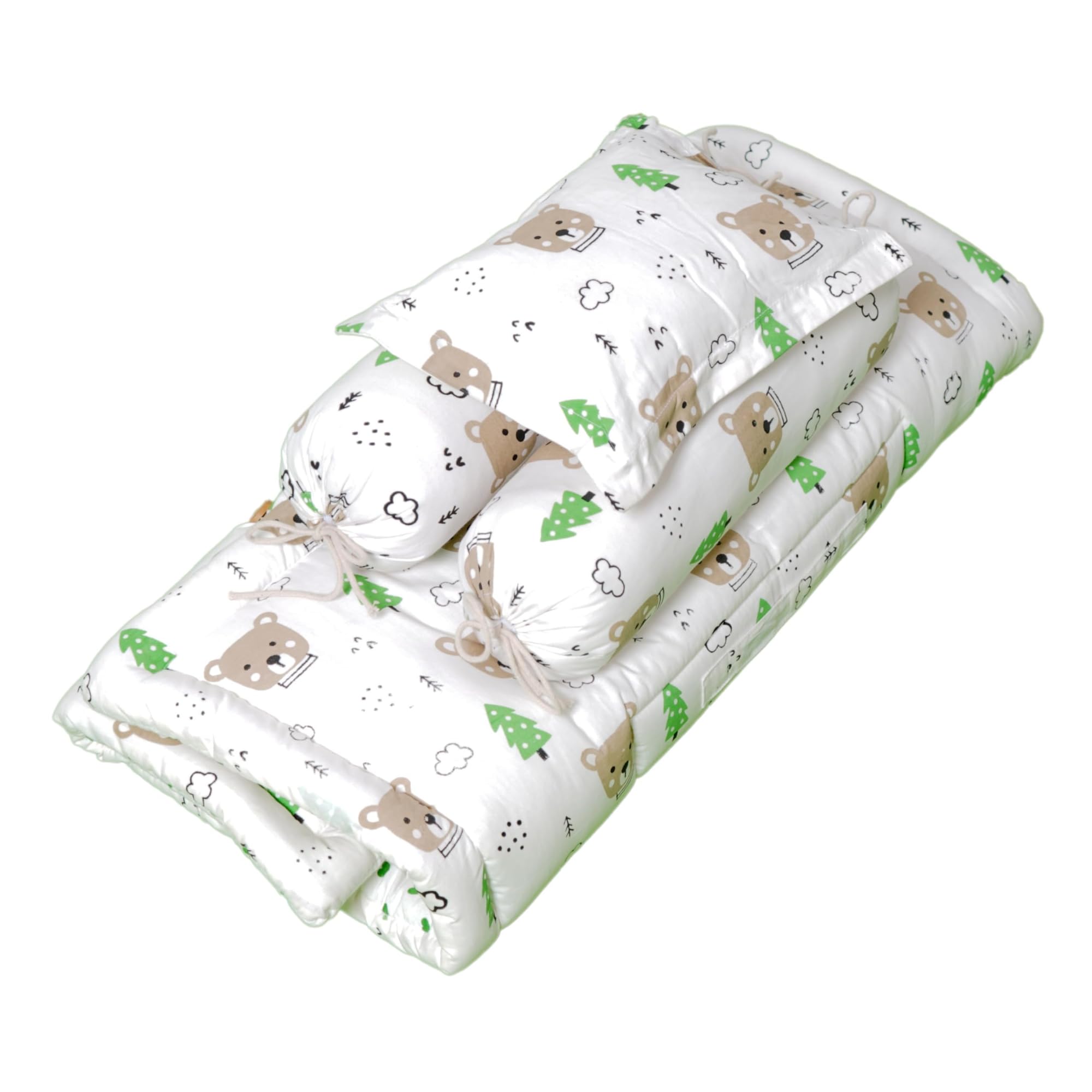 NWF Cotton Baby Bedding Set, Unisex Strawberry Print, 26×40 Inches 4