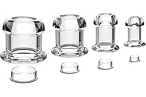 4 Pcs Silicone Anal Plug Sex Toys Butt Plugs Flexible Clear Anal Dildo