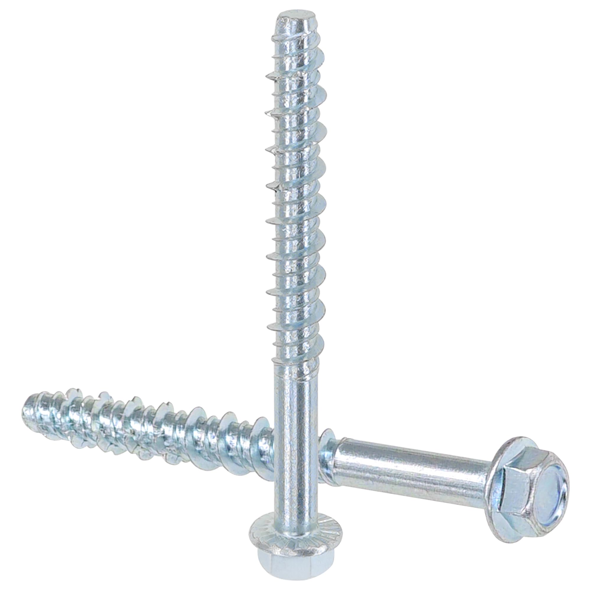 16 PCS Flange Hex Head Concrete Screws – Masonry Bolts for Brick and Stone Fixings (16, M6 × 75mm)