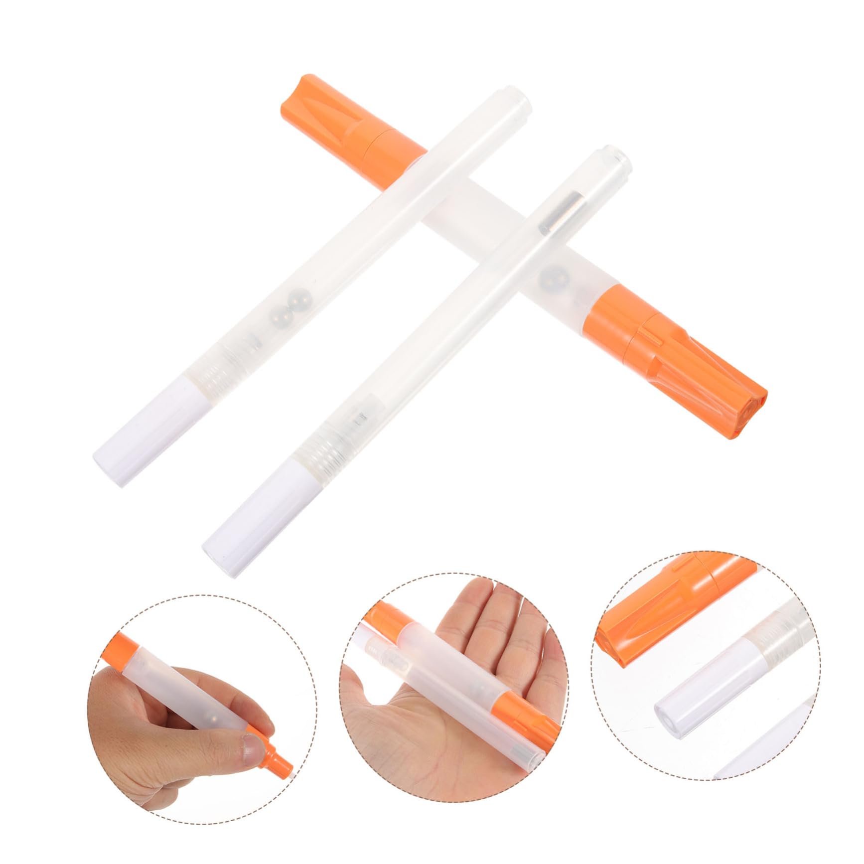 DOITOOL 5 Sätze Teiliges Nachfüllbare Marker Stifte Leere Acrylmarker Für Zeichnungen Und Graffiti Transparente Stiftröhre Einfach Zu Befüllen Verwenden 3 Stück * 5