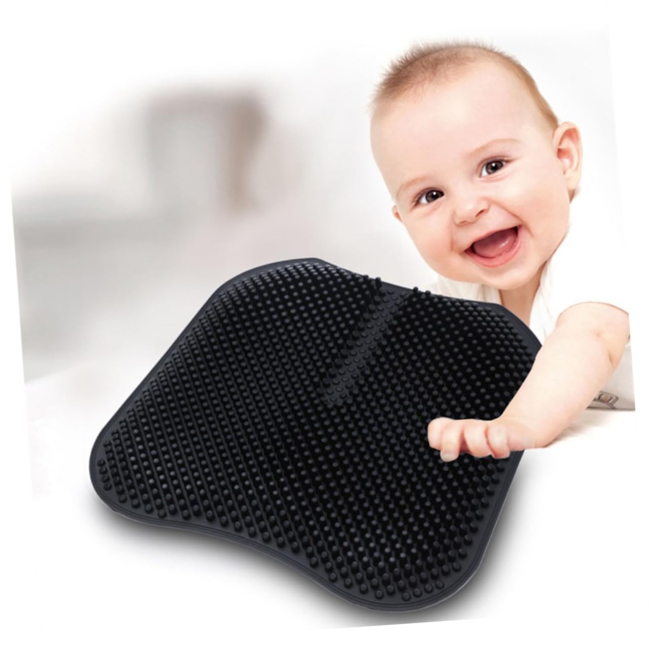 Mikinona Cuscino Massaggiante per Auto Silicone Traspirante Comodo e Antiscivolo Supporto Ergonomico per Uomo e Donna Adatto Sedili Auto Camion e Sedie