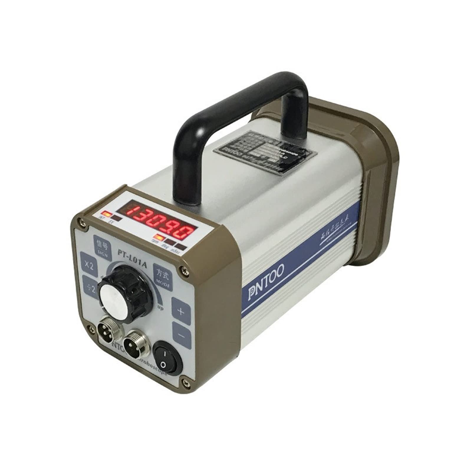 Cyfrowy stroboskop ręczny PT-L01A-DC LED Tachometr flash stroboskopowy z akumulatorami DOPROWADZIŁO Światło stroboskopowe dla przemysłu papierowego, Moduł Technologiczny