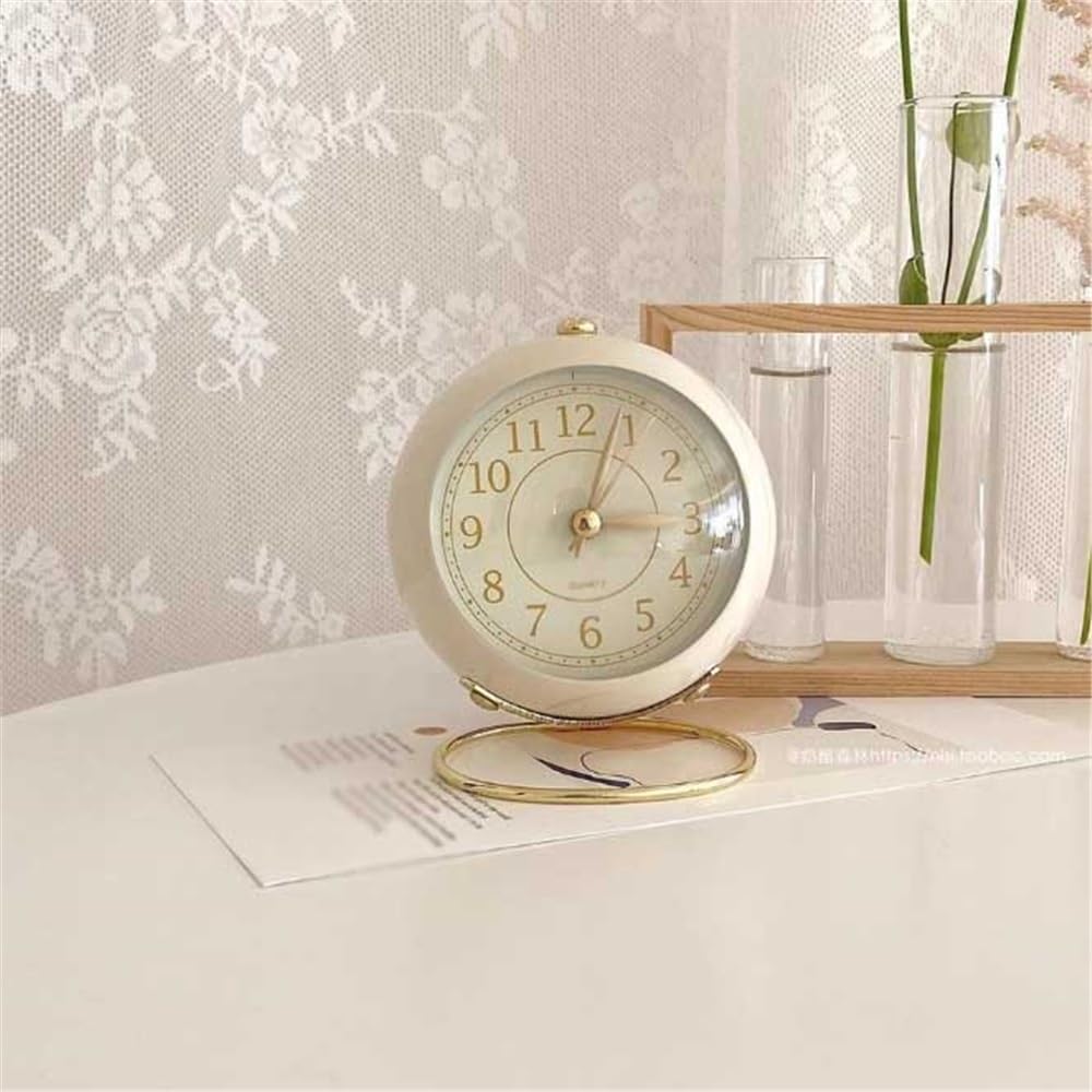 Bp7gVw5sP Loud Alarm Clocks Desk Multifunctional Alarm Clock(White)