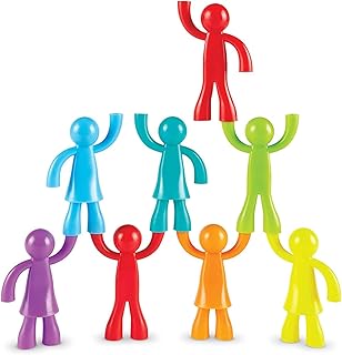 Learning Resources Buddy Builders,32 Pieces, Ages 3+, Fine Motor, Hand Eye Coordination Toy, Fine Motor Skills,Social Emotional Learning Toys