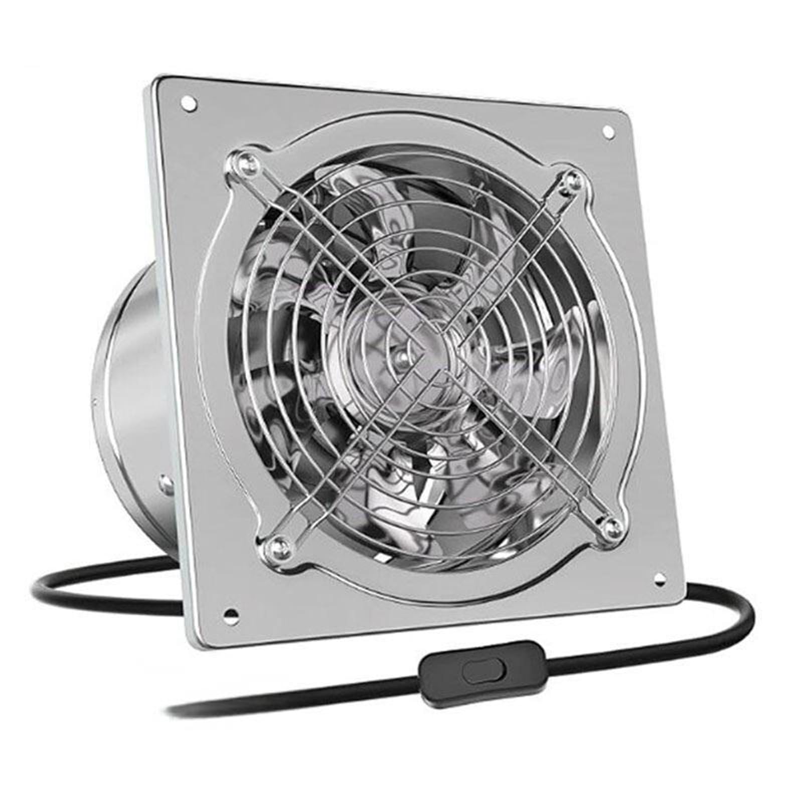 8 "extracteur ventilateur de Ventilation d'échappement haute vitesse salle bains cuisine toilettes évent fenêtre mur(220)