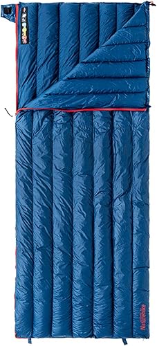 Naturehike Saco de dormir ultraligero de 1.26 libras, saco de dormir de plumón de ganso de 800 relleno, 32-43 , saco de dormir compacto y ligero