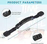 Vista 2 de Paquete de 2 asas de transporte de kayak con accesorios de kayak para kayaks, maleta, equipaje