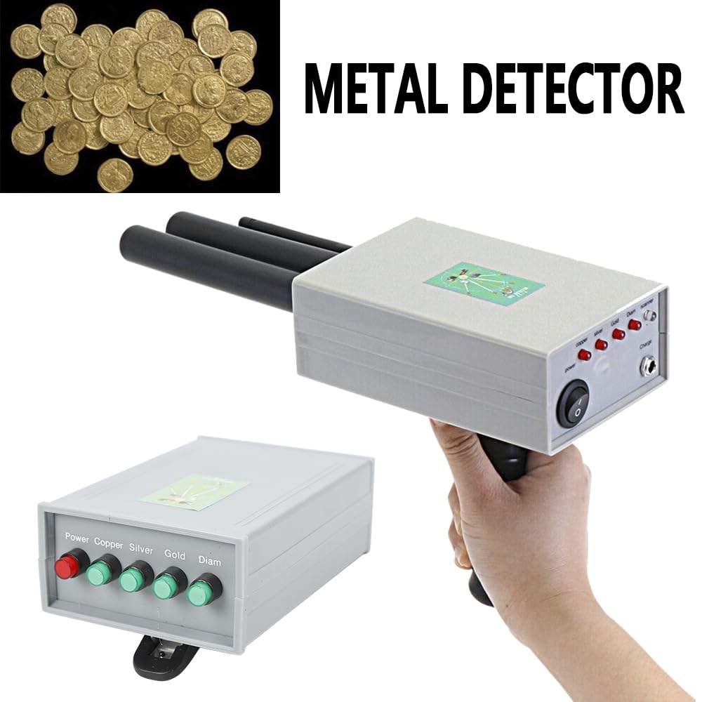 Profesjonalny wykrywacz metalu, ręczny detektor metalu, 1000 m, detektor złota, wykrywacz metalu, podwójna próbka