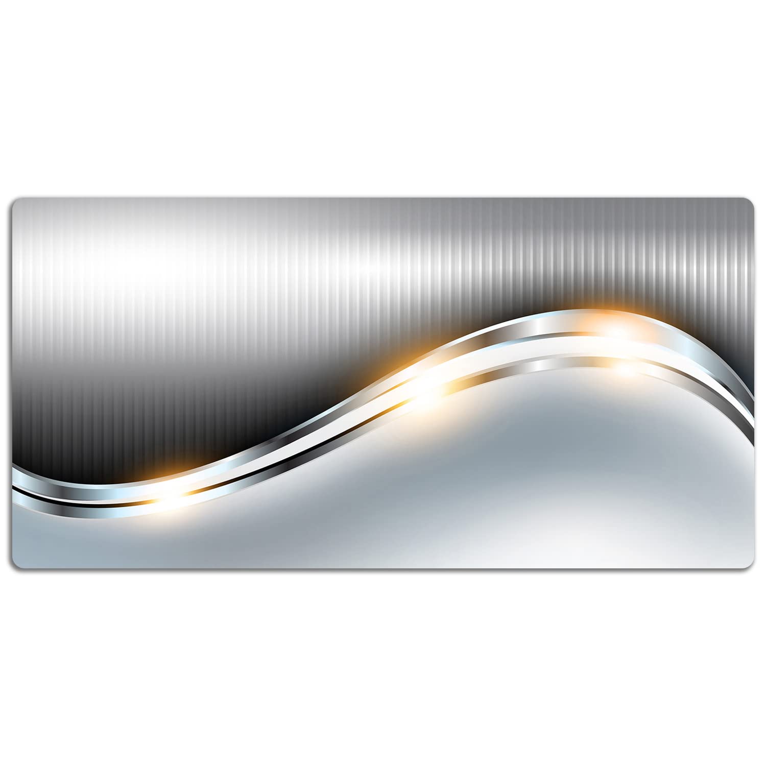 Sottomano da Scrivania 120x60 cm Impermeabile in Vinile PVC Protezione e Decorazione Facile da Pulire Superficie Protettiva per Ufficio e Casa Antiscivolo - Passaggio d'argento