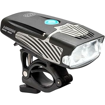 NiteRider Lumina Dual 1800 Rechargeable MTB Road Commuter Twin LED Bike Light Powerful Lumens Water Resistant Bicycle Headlight LED Front Light Cycling Safety