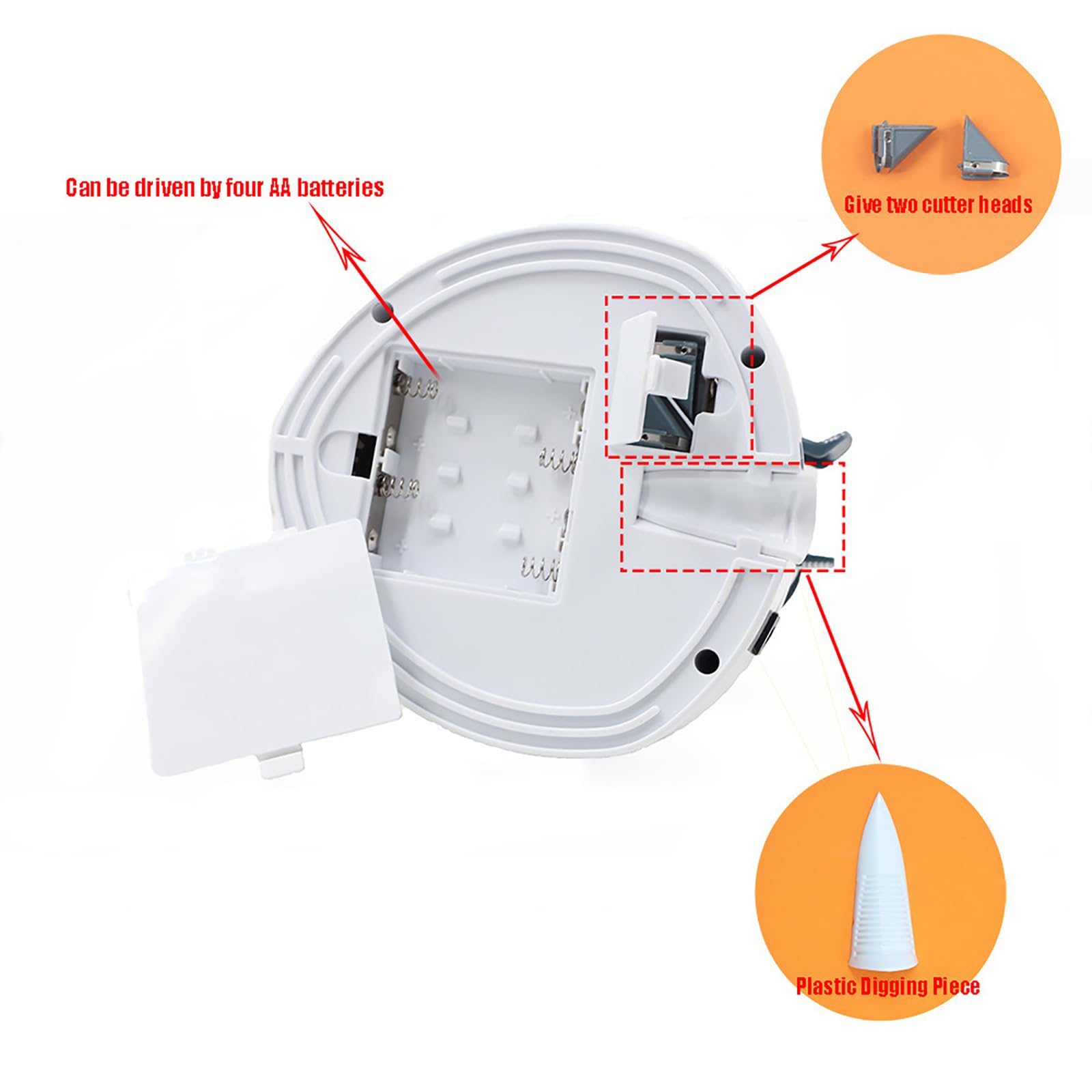 Pelapatate elettrico, sbucciatrice automatica per frutta e verdura con lame in acciaio inossidabile per sbucciare efficacemente patate, mele, carote e agrumi