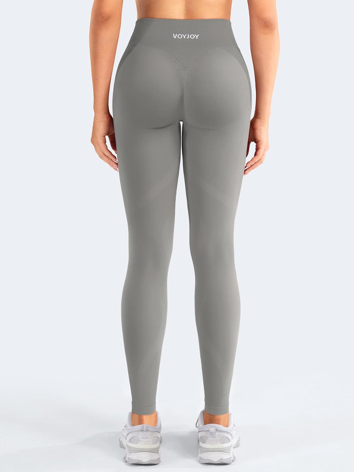 VOYJOY Workout Butt Lifting Leggings for Women Hidden Scrunch Tummy Control Gym Leggings Seamless Yoga Pants - Image 6