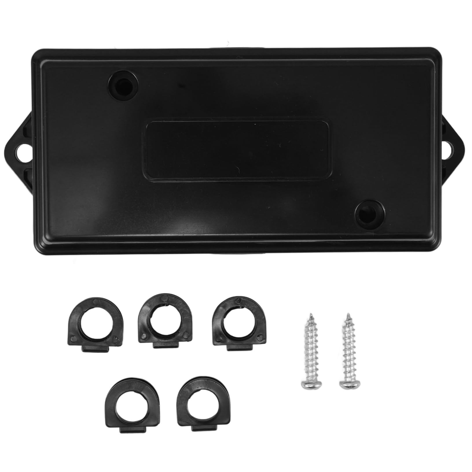 Conector de Remolque de 7 Vías en Plástico Negro para Autocaravana