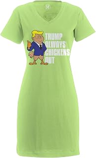 Haase Unlimited TACO Trump Always Chickens Out - Funny Parody Ladies Dress
