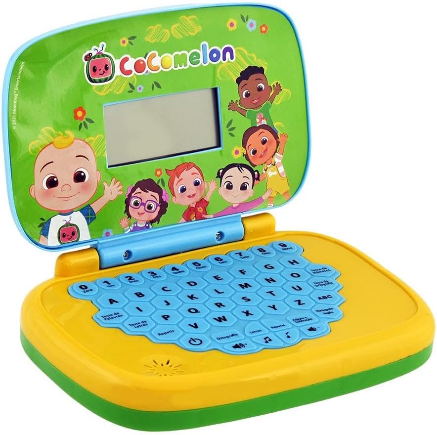 Candide, Laptop Infantil, Cocomelon, Brinquedo Educativo - Bilíngue