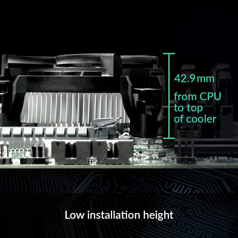 ARCTIC Alpine 17 LP - Low-Profile Intel CPU Cooler, Intel LGA 1700