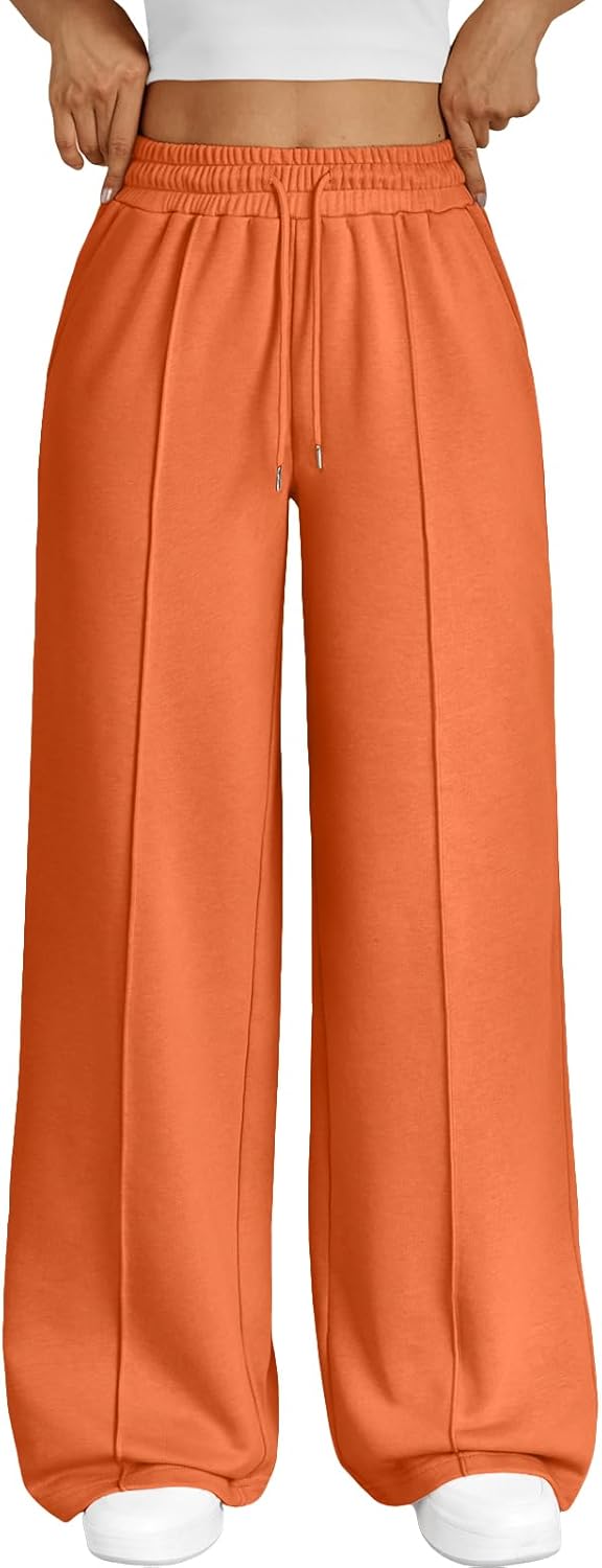 Trendy Queen Womens Wide Leg Sweatpants Baggy Loose Fall Barrel Casual Lounge Athletic Pants Comfy Teen Girl Cute y2k Joggers