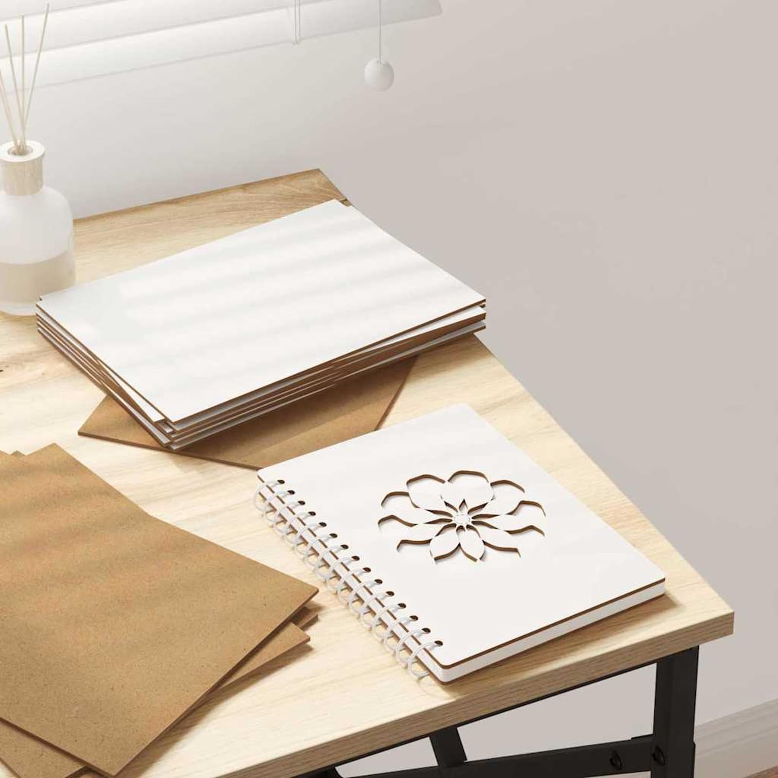 Pannelli Decorativi 12 PCS Bianco 21 x 30 x 0,27 cm