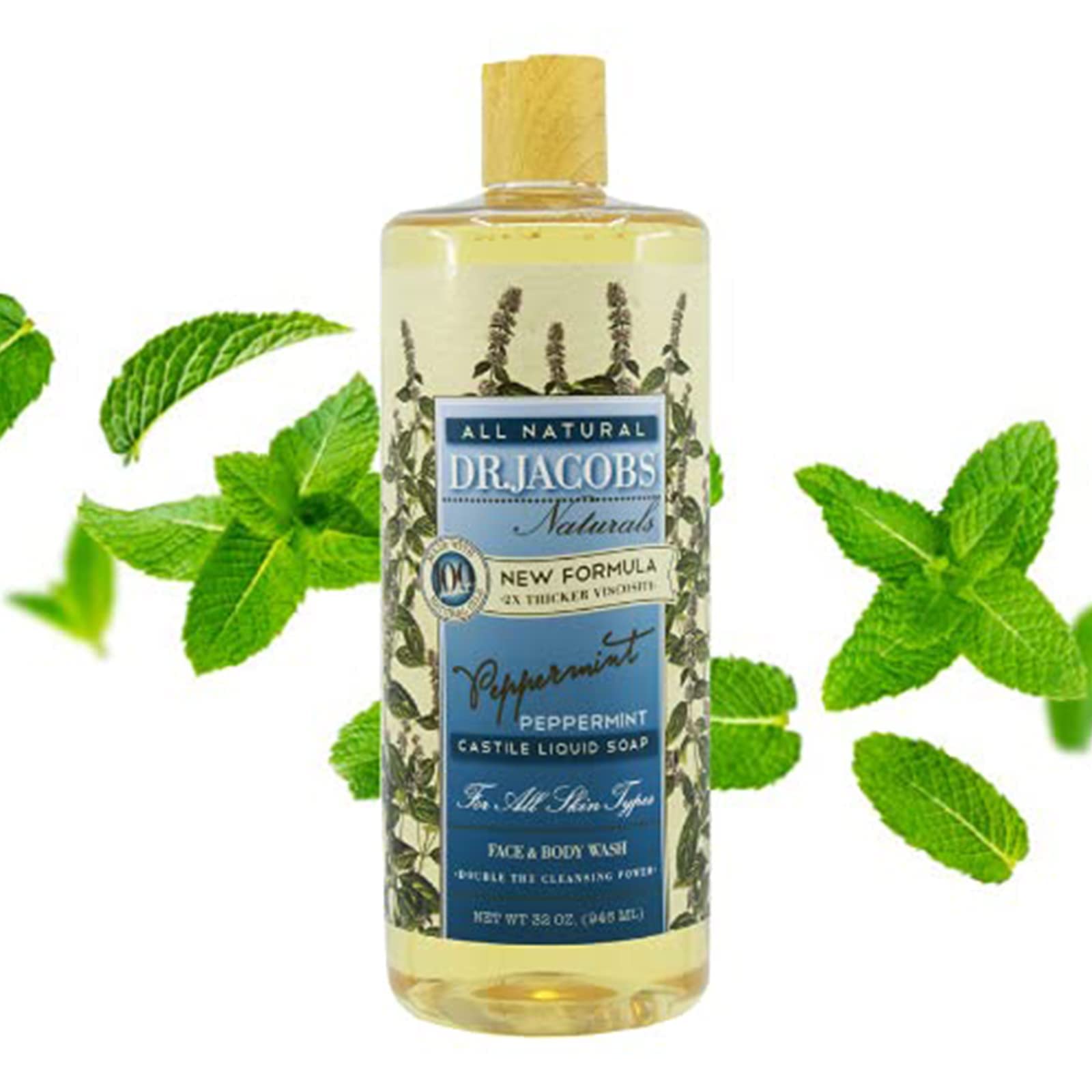 Buy Dr Jacobs Naturals AllNatural Castile Peppermint Body Wash with