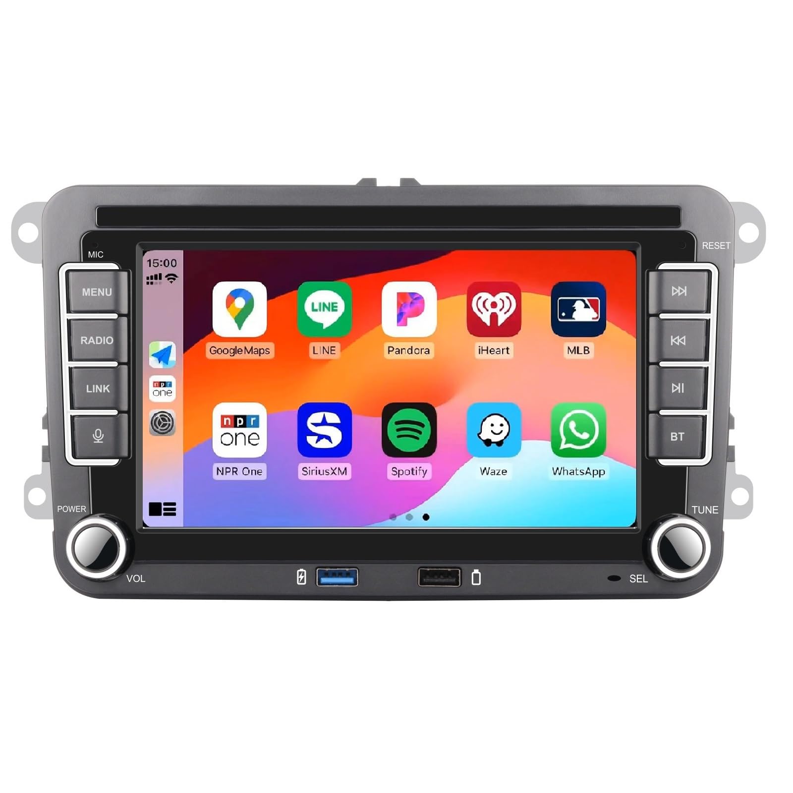 VW Autoradio Carplay mit 7" Bildschirm für VW Golf 5 6 Polo 6r T5
