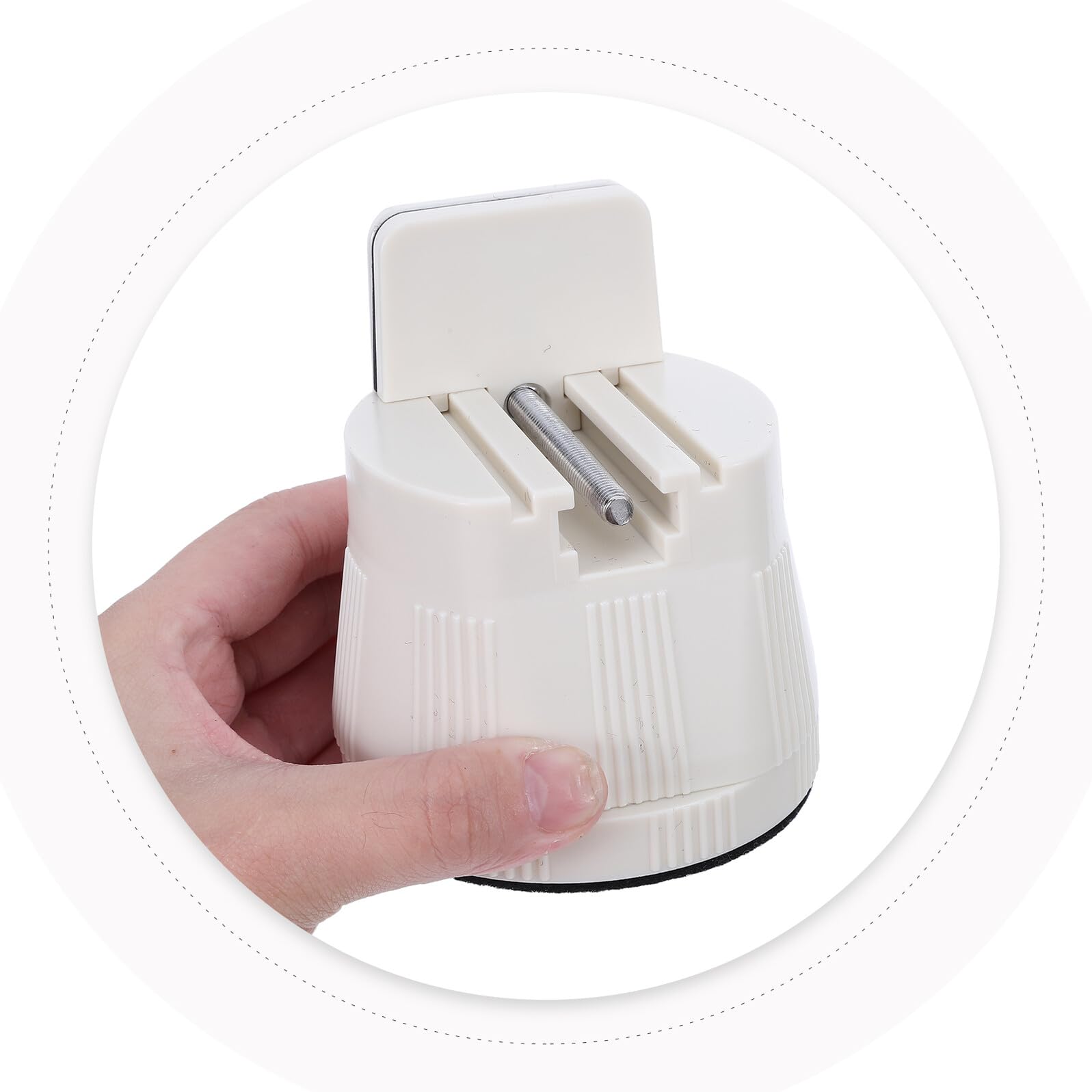 MAGICLULU Piedini Regolabili per Mobili 60-80 Mm Morsetto Antiscivolo e Riduzione Rumore, Rialzi per Gambe Tavolo e Sedia, Set 4 Pezzi per Livellamento e Protezione Pavimenti