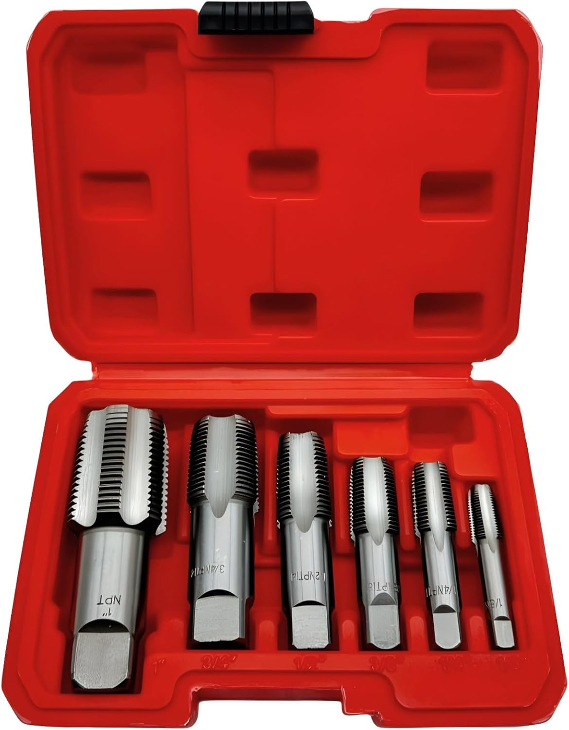 Amazon.com: 6-Piece Npt Thread Repair Kit, Compact Case with 6 Sizes ...