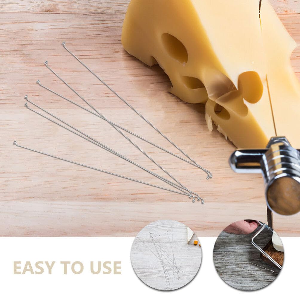 Cortador De Queso Alambre De Acero Inoxidable 10 Piezas Reemplazo Para Cortar Queso Utensilios De Cocina